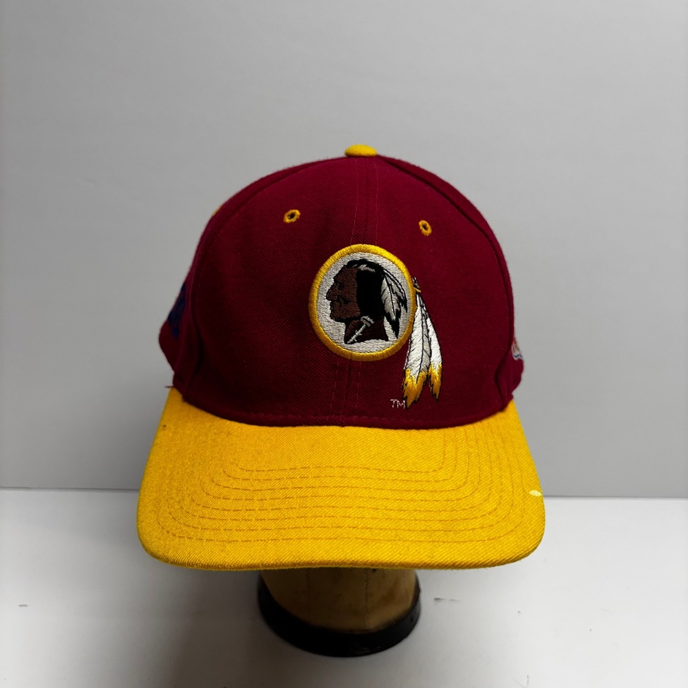 Vintage Starter Washington Redskins Hat Fitted 7 3/8 Burgundy Wool The Natural